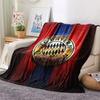 1PC FC Bayern Munchen Patterned Flannel Blanket Suitable For All Seasons for Home Decor Warmth and Comfort Gifts Holiday Present
