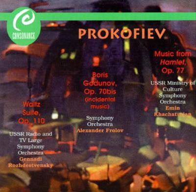 CD SERGEI PROKOFIEV - Waltz Suite, Boris Godunov (Inciden 815005 Consonance 1995 Japan Classical Used