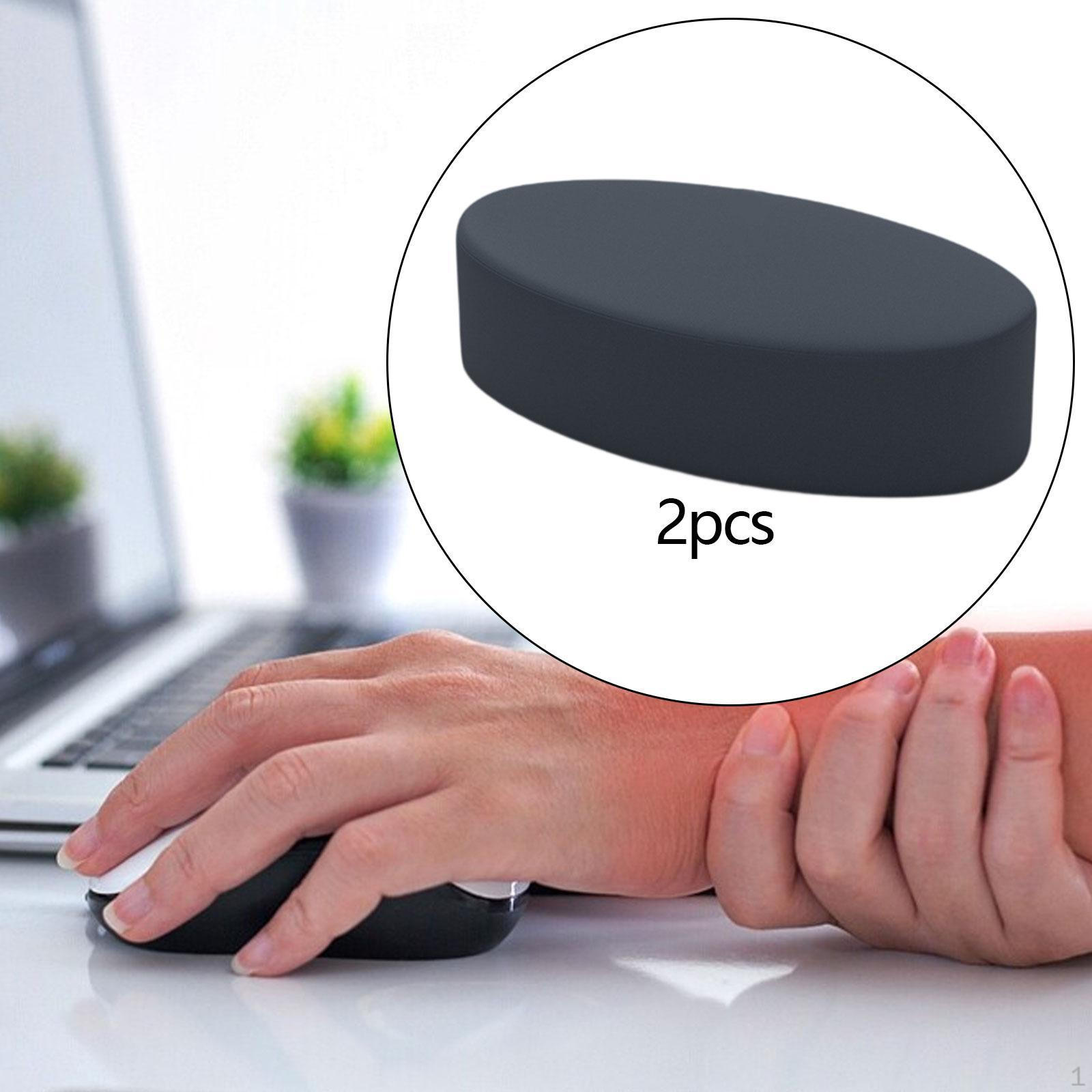 

2 Підставки під лікоть для столу, Подушка-підлокітник, Портативна, Компактна, Зручна, М яка підтримка для зап ястя темно-сірий