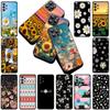 Phone Cover for Samsung Galaxy S25 S24 S23 FE Ultra Plus S7 Edge S25+ S23+ A56 5G Soft Case Sunflower Fresh Little Daisy Flower