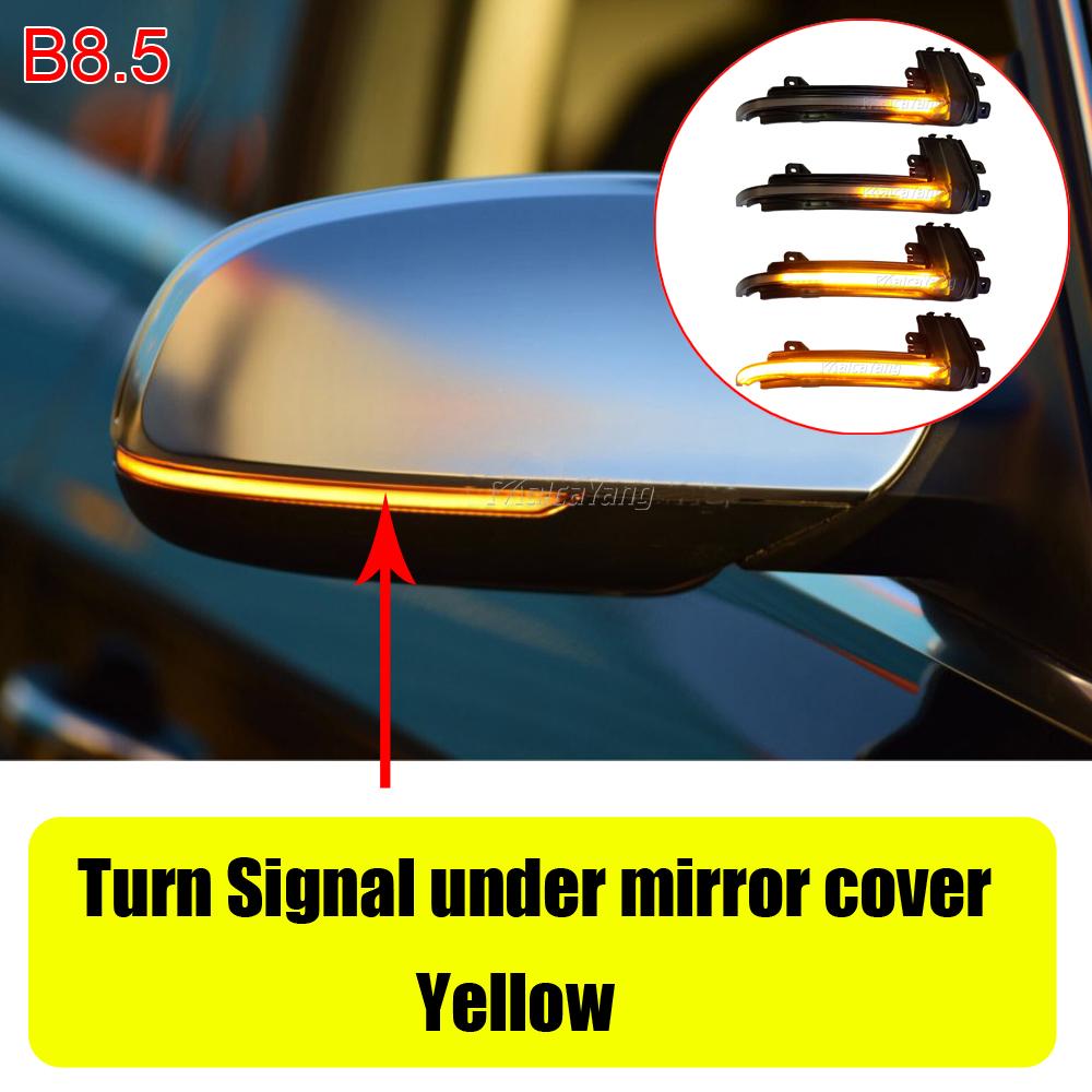 

2 шт. последовательный индикатор зеркала заднего вида, мигающий фонарь для A4 A5 S5 B8.5 RS5 B8, динамический светодиодный указатель поворота с бегущей строкой