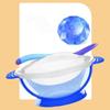 Safety Baby Suction Cup Bowl Soft Eating Food Bowl Simple Baby Feeding Bowl  Baby Products