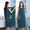 Plus Size Wearable Bath Skirt - Over-Knee Towel for Adults