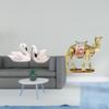 Resin Swan Camel Sculptures Figurines Animal Statue Cake Topper Home Couple Bird Figures Desktop