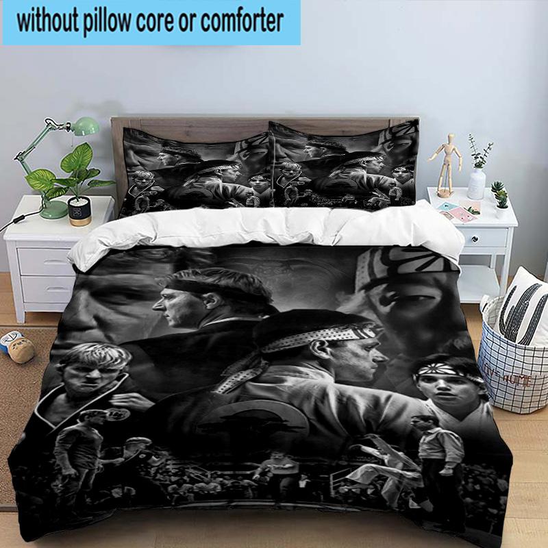 Cobra Movies Of The Fighters 3pcs Bedding,Including 1pc Duvet Cover And 2pcs Pillowcases Perfect for Christmas,Ideal for Bedroom, Dormitory
