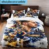 3PCS Jo-kic's Denver Dominance Bedding Set,Including 1pc Duvet Cover And 2pcs Pillowcases Perfect for Bedroom, Dormitory, Fan Christmas Gift