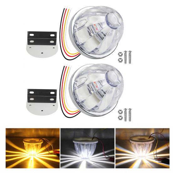LEDowa lampka obrysowa w kształcie arbuza ze wspornikiem Lampka obrysowa boczna w kształcie arbuza Kierunkowskaz do przyczepy ciężarowej naczepy ciężarowej samochodu ciężarowego autobusu furgonetki