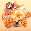 Resin Cartoon Miniature Bread Refrigerator Magnet - Creative DIY Handmade Playhouse Accessories