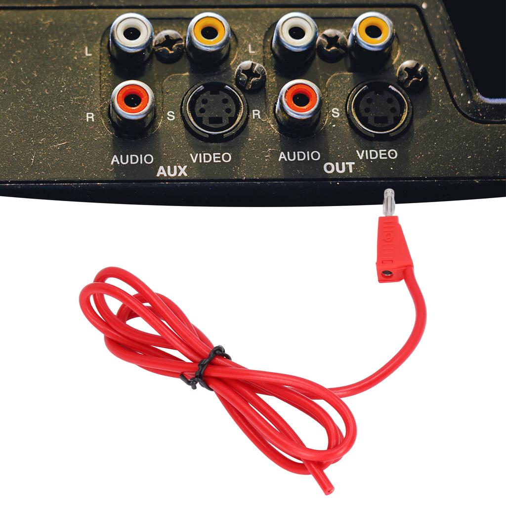 Banana Plug Test Brass PE Electrical Test Cable Wire for Voltage Tester Truck Batteries 4mm