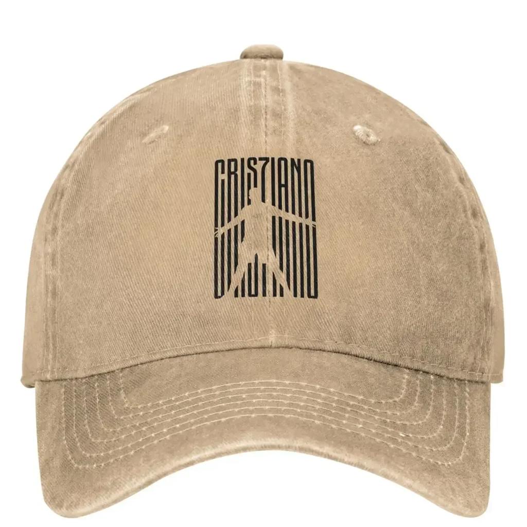 Cristianos Ronaldos CR7 Denim Baseball Cap Outdoor Sun Hip Hop Dad Hats Summer Couple Women Fashion Designer Baseball Caps