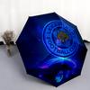 Leicester City FC  Pattern, Automatic Folding Umbrella, Portable and Foldable Design, 8 Ribs, a Christmas or Birthday Gift.