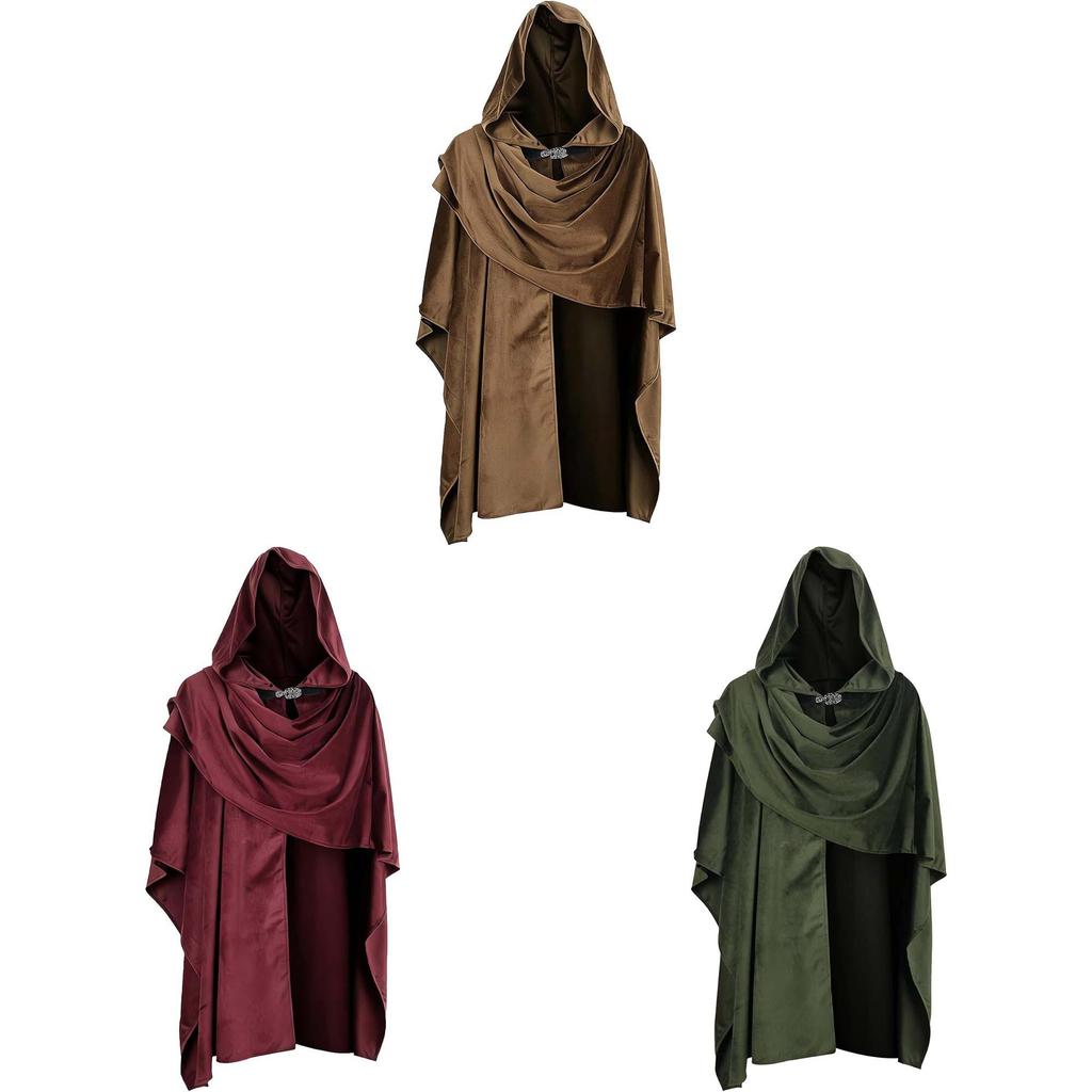 Renaissance Cloak Costume With Ethnic Style For Cosplay Parties And Fantasy Role Play