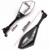 1 set LED Blinkers Sidobackspeglar Blinkersindikator Backspegel Motorcykel För Honda Suzuki Kawasaki Ducati Yamaha