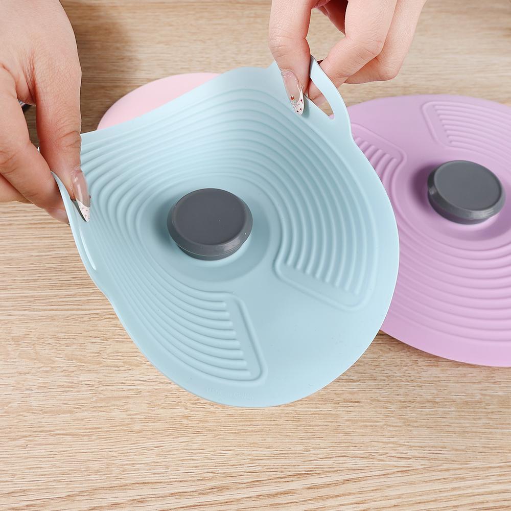 1PCS Anti-spill Sealing Silicone Pot Lid