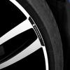 4PCS Carbon Fiber Car Wheel Hub Stickers For Peugeot 308 406 508 3008 5008 1008 607 2008 107 4008 408 106 108 609 Auto AccessoryV