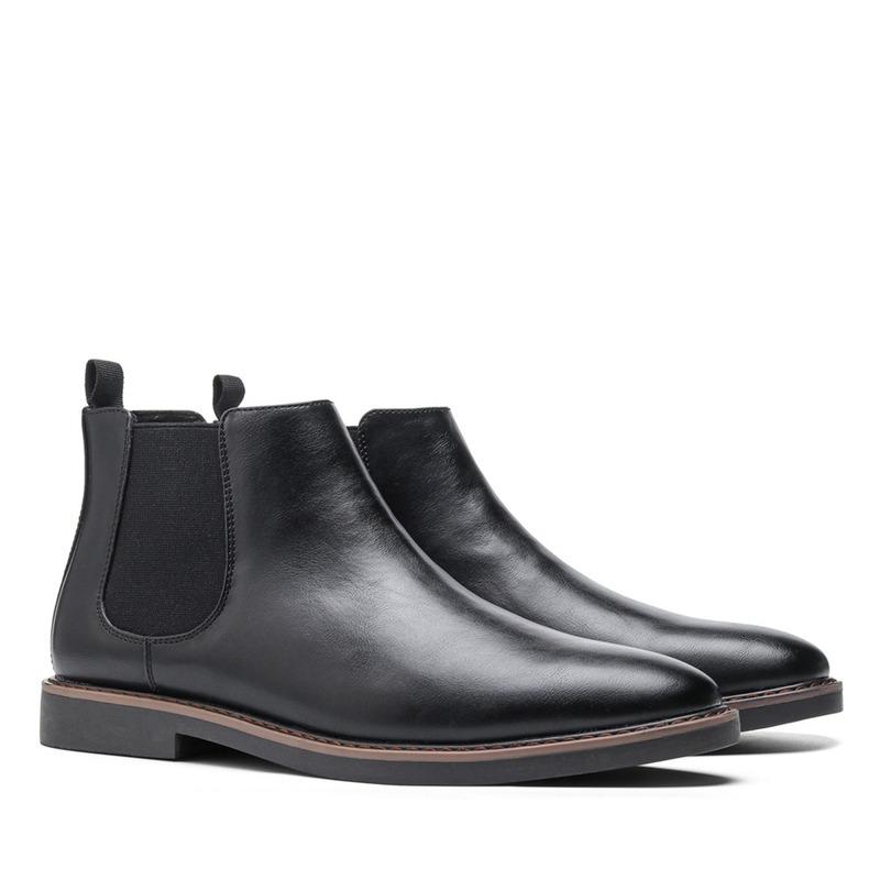 British Male Shoes Fashion Men Luxury Chelsea Boots  Retro Slip On Casual Ankle Boots Plus Size Short Botas Zapatillas Hombre