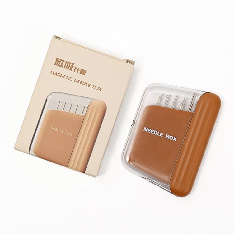 10Pcs Stainless Steel Sewing Needle with Magnetic Needle Holder Storage Case for Quilting Needlework Crafting