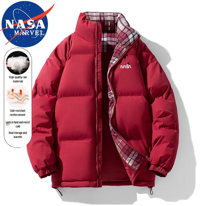 NASA MARVEL Men's Stand Collar Padded Jacket