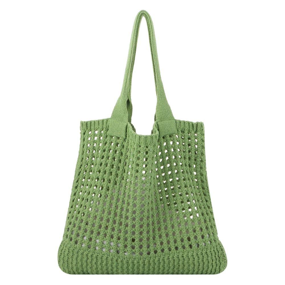 

Пляжные полые женские сумки-хобо Вязаная крючком Сумка-тоут Fairy Grunge Эстетичная большая сумка