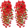 Nil Artificial Ipomoea Flower Vine Wall Hanging For Event Photography Use