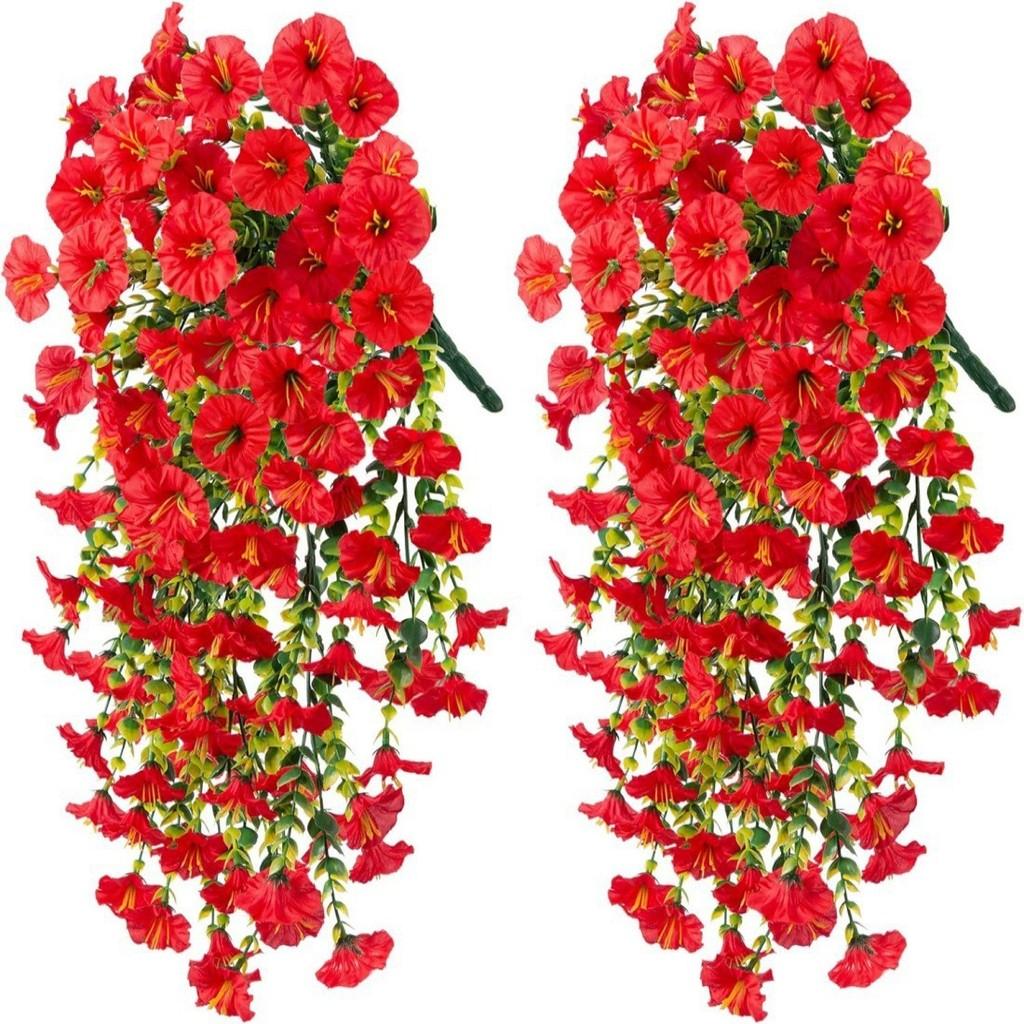 Artificial Ipomoea Nil L Roth Flower Wall Hanging With Plastic And Silk Materials For Garden And Event Decor
