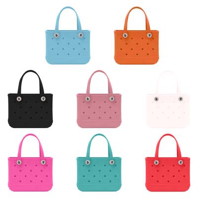 Modern Beach Bag Rubber Tote Bag | Large Tote Bag With Zipper Pocket For Beach, Grocery, Sports | Vacation Bag Collection | Forest