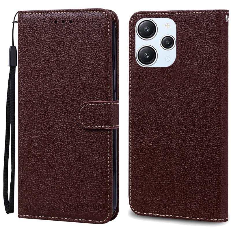 For Xiaomi Redmi 12 Case Silicon Leather Wallet Flip Case For Redmi 12 4G Cover Protector Phone Case for Redmi 12 5G Coque Funda