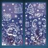 Juldekaler Vinter Snöflinga Älg Statiska Dekaler Julfest Tillbehör Hänge Presentask Fönsterdekaler