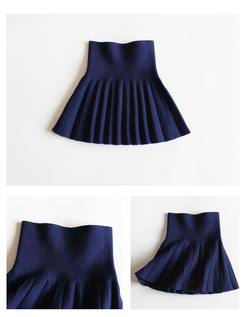 Girls' Midi Skirts: Princess Pleated Puffy Dresses for Kids