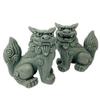 Kubakasaya Shisa Figurine Okinawa Souvenir Entrance Kuroishi Shisa Good luck Luck Feng Shui Protection from misfortune Lucky charm Ryukyu
