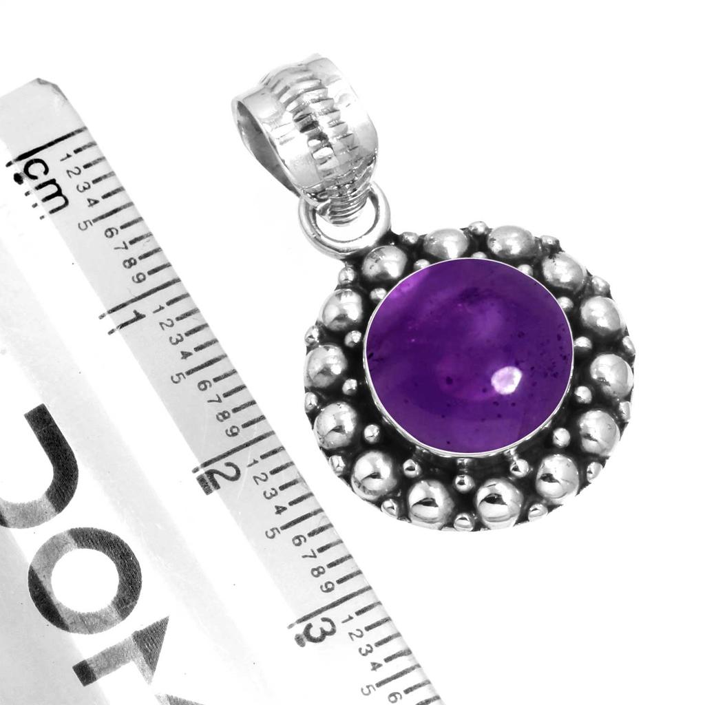 925 Sterling Silver Pendant Women Gemstone Handmade Jewelry Birthday Gift Amber Amethyst Black Onyx Carnelian Garnet Quartz Green Onyx Gold Stone