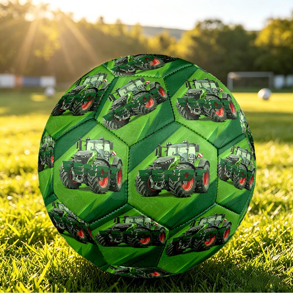 Fendt Print Standard Size 5 Soccer Ball Durable Shock?Absorbing Ball For Training Match Outdoor Play