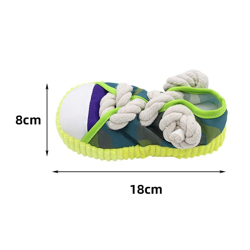 Langlebiges Kaubeständiges Haustier-Interaktivspielzeug - Quietschschuh-Design, Langeweile-Abbau & Bewegung für Hunde Katzen