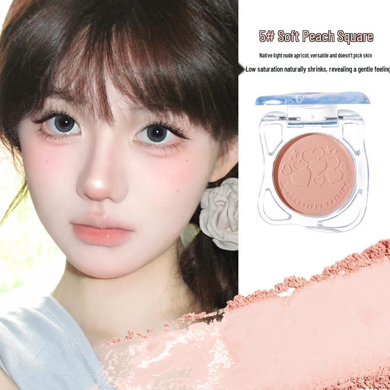 xixi Glowing Rendezvous: Translucent Blush - Natural Matte, Highlight & Expand Color, Easy for Complexion - Ideal for Students
