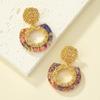 Retro Palace-Inspired Stud Earrings – Classic Vintage Jewelry for Women’s Sophisticated Look