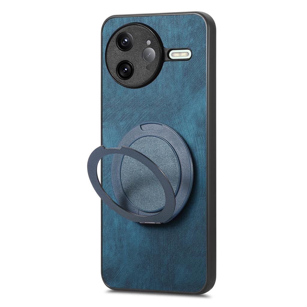 For Xiaomi Poco F7 Ultra 5G/Xiaomi Redmi K80 Pro 5G Phone Case with Rotating Kickstand Stress Relief Retro Leather Back Cover