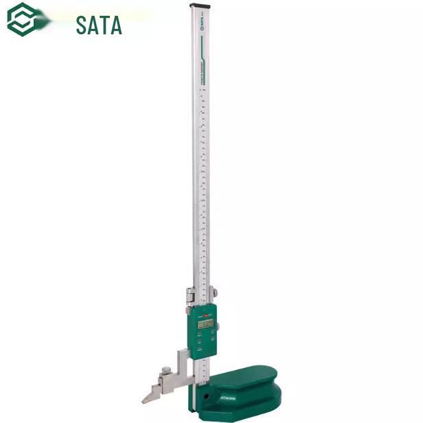 SATA Vernier Caliper & Height Gauge Scriber Ruler, 200/300/500mm Measuring Tool 91542 Analog 200mm