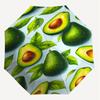 1PC Avocado LeafUmbrella-8-Rib Reinforced, Automatic Open, Lightweight & Durable, Cute Fashion Accessory for Outdoor-P177