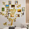 Acrylic Mirror Wall Stickers Family Photo Frame DIY Tree PVC Wallpaper Self-adhesive Wall Decal Mural Art Home Decor