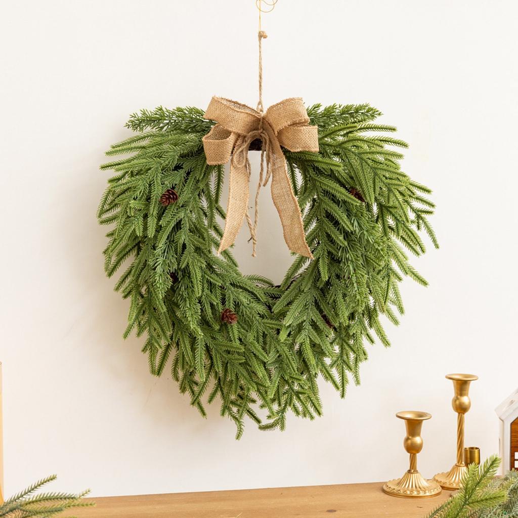 Christmas Wreath, Winter Wreath Garland, Wall Hanging Artificial Wreath, Front Door Wreath Xmas Wreath For Indoor Outdoor