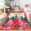 1Pc Santa Claus Reindeer Rug Office Carpet Indoor Outdoor Doormat Nonslip Soft And Comfortable Living Room Christmas Halloween Gift D91817