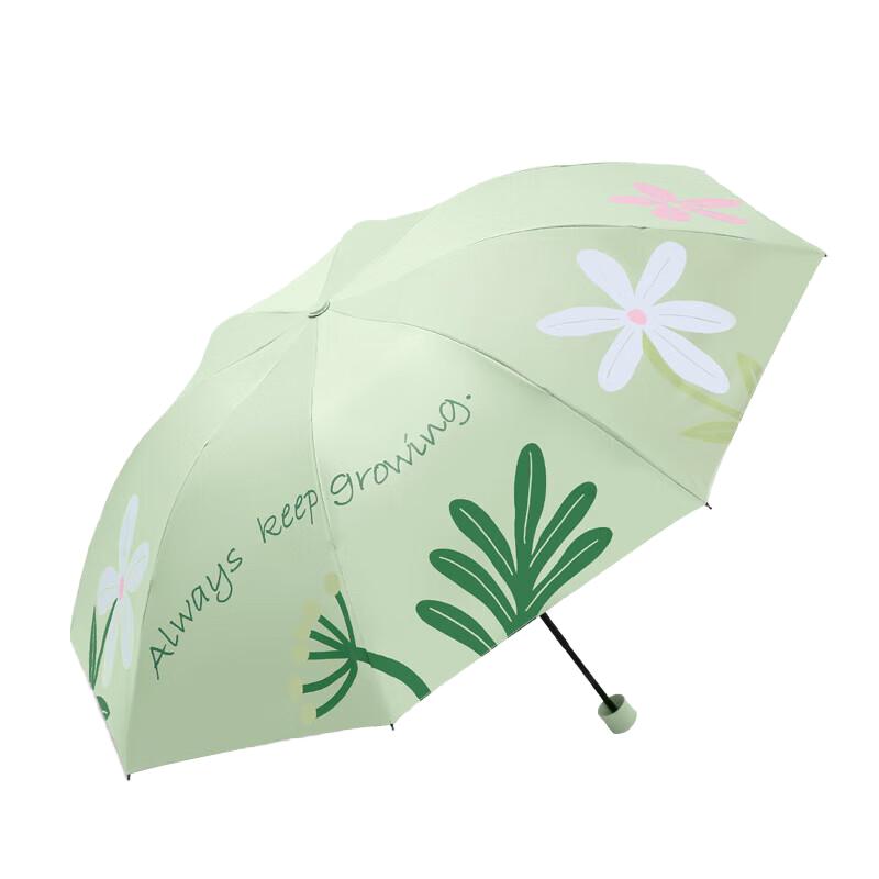 Paradise Umbrella UPF50+ Portable Tri-Fold Sun & Rain Umbrella