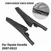 1 Pair For Toyota Corolla 2007 2008 2009-2013 Car Front Windshield Wrap Corner Trim Cover 53824-02020 Auto Wiper Side Trim Parts