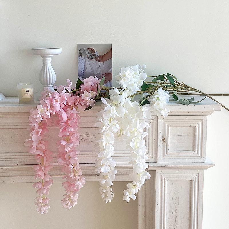 Acacia Wisteria Silk Hanging Flowers for Wedding, Hotel, or Ceiling Decor