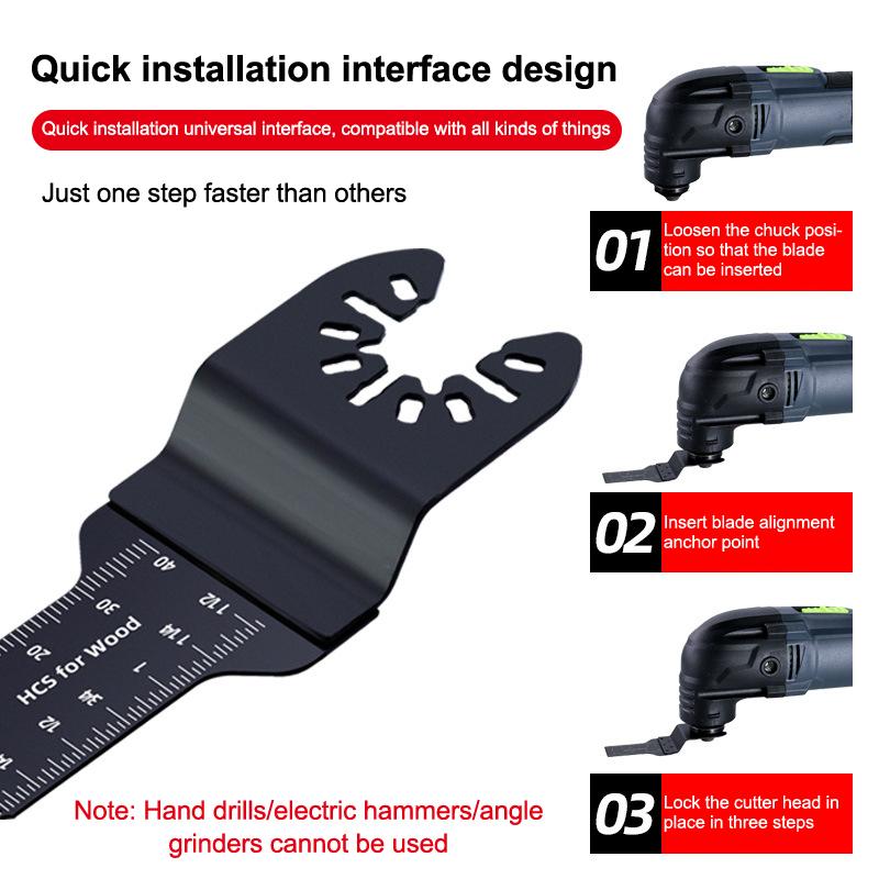 Blade Multi-Tool Saw Blade High Carbon Steel Oscillating Saw For Soft Metal Wood Plastic Cutting