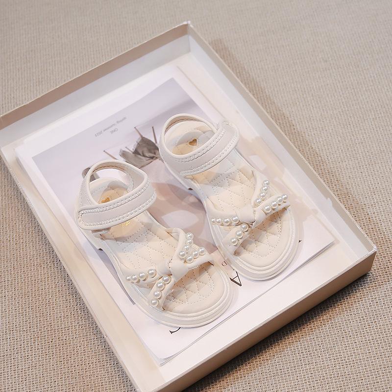 Foreign style fashion princess sandals 2025 summer new versatile casual shoes children soft-soled foreign style beach shoes