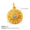 Fashion Personality Sun Moon Stars Sun Love Diy Bracelet Necklace Pendant Stainless Steel Accessories