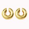 Cross border European and American women's colorful threaded ear clips without ear holes exaggerated ear bone clips and earrings
