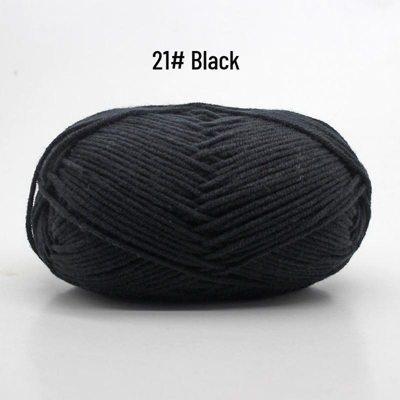 Medium Thick Handmade Cotton Baby Yarn for Knitting, Crochet, and DIY Projects