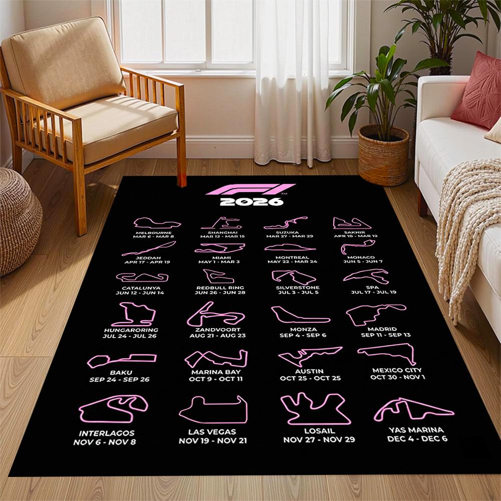 Formelkalender Fußmatte Design für Spielzimmer Dekorieren Sie Zimmer Eingangsbereich Esszimmer Anti-Rutsch-Teppich Dekorieren Sie Büros Spirituelles Geschenk